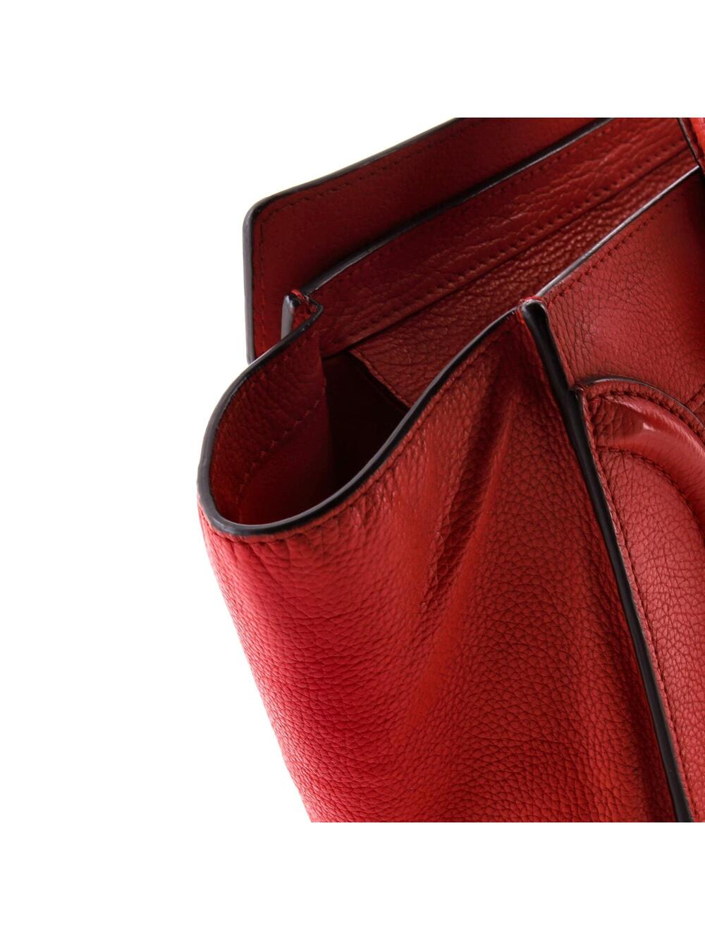 Celine Luggage Bag Grainy Leather Micro #243584C95B - Picture 8 of 9